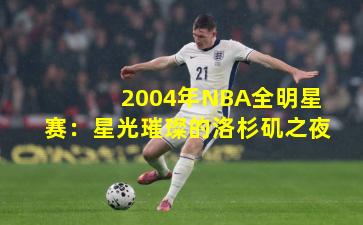 2004年NBA全明星赛：星光璀璨的洛杉矶之夜